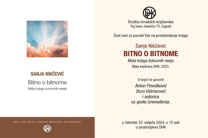 Predstavljanje knjige Sanje Nikčević